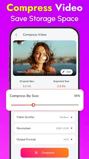 Скриншот 6 — Video Compressor, Resize Video