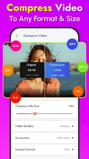 Скриншот 8 — Video Compressor, Resize Video