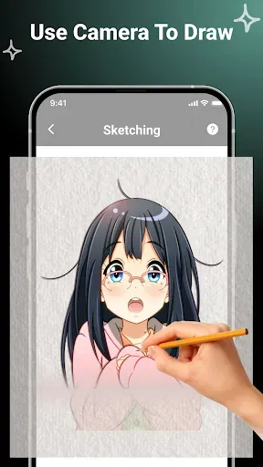 Скриншот 5 — Draw Anime: AR Sketching