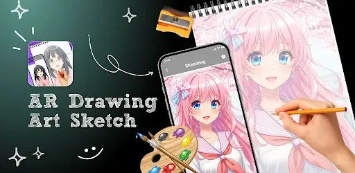 Скриншот 6 — Draw Anime: AR Sketching