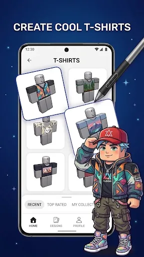 Скриншот 4 — Clothes Maker: Skin Editor RBX