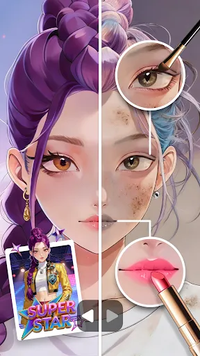Скриншот 3 — Skincare ASMR: Makeover Game