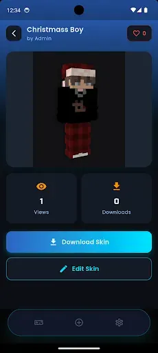 Скриншот 1 — Boys Skins for MC