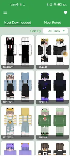 Скриншот 1 — Aesthetic Boy Skin