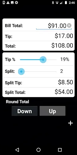 Скриншот 2 — Tip Calculator