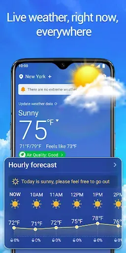 Скриншот 2 — Sky Weather Alarm-Radar