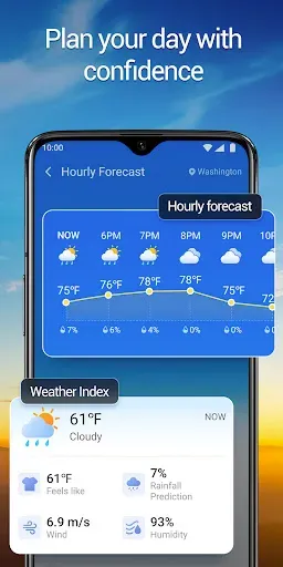 Скриншот 4 — Sky Weather Alarm-Radar