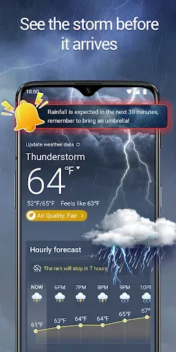 Скриншот 5 — Sky Weather Alarm-Radar
