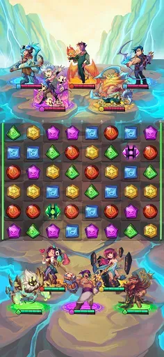 Скриншот 6 — Puzzle Brawl: PVP RPG 3 в ряд