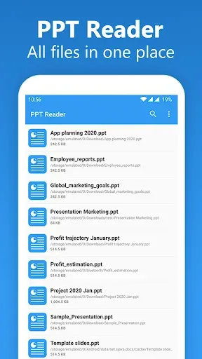 Скриншот 2 — PPT Reader: PPTX Slides Viewer