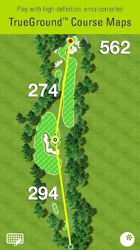 Скриншот 1 — SkyCaddie Mobile Golf GPS