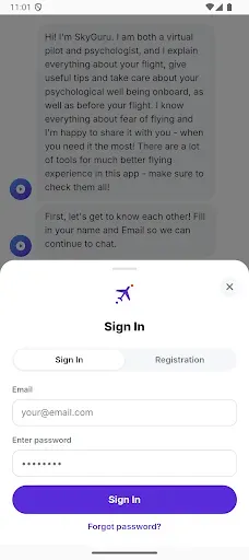 Скриншот 2 — SkyGuru - помощь при аэрофобии