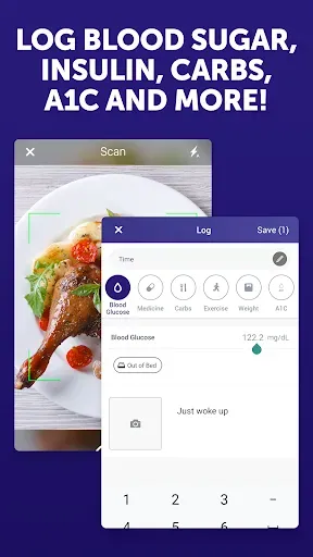 Скриншот 2 — Glucose Buddy Diabetes Tracker