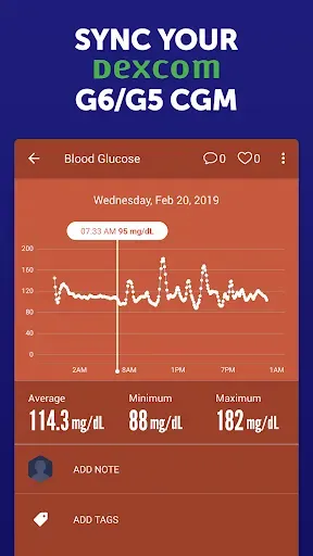 Скриншот 7 — Glucose Buddy Diabetes Tracker