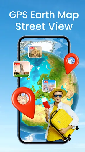 Скриншот 1 — Earth Map: Street View Camera