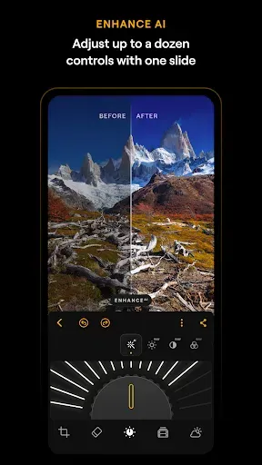 Скриншот 1 — Luminar: AI Photo Editor