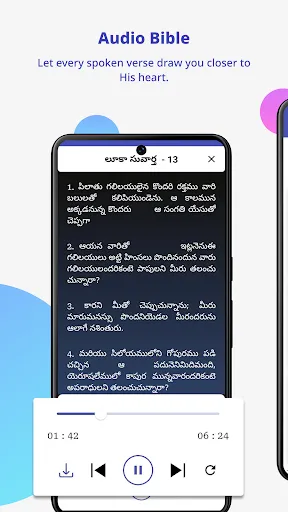 Скриншот 3 — పవిత్ర బైబిల్ - Telugu Bible