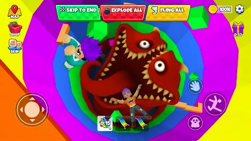 Скриншот 3 — Worm Tower: Obby Survival