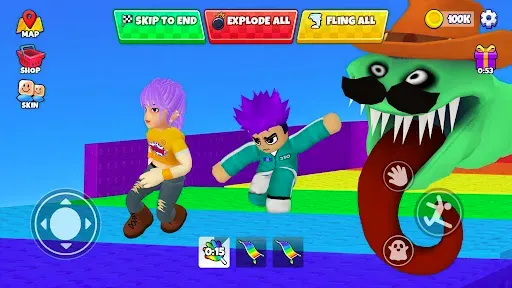 Скриншот 4 — Worm Tower: Obby Survival