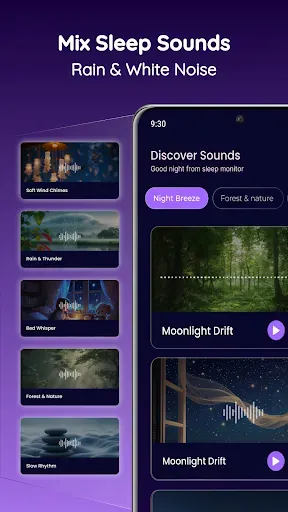 Скриншот 3 — Sleepingly: Sleep Tracker App