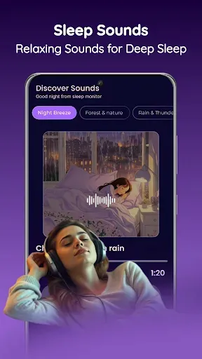Скриншот 4 — Sleepingly: Sleep Tracker App