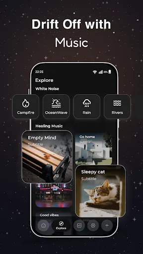 Скриншот 3 — Sleep Tracker: Relaxing Sounds