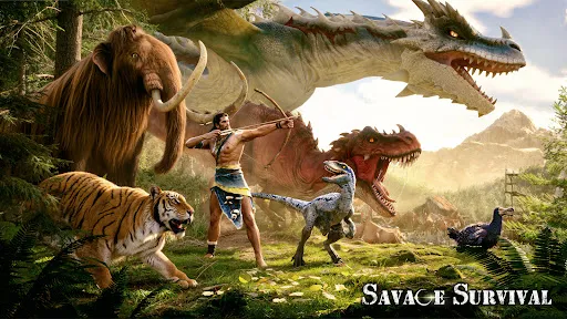 Скриншот 1 — Savage Survival:Jurassic Isle