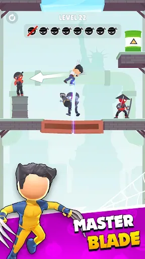 Скриншот 4 — Slicing Hero Sword Master Game