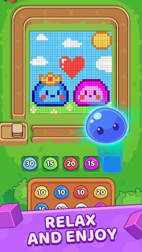 Скриншот 1 — Slime Flow: Color Puzzle