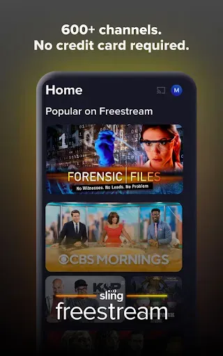 Скриншот 5 — Sling: Live TV + Freestream