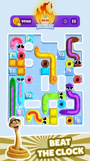 Скриншот 2 — Slither Out: Snake Puzzle
