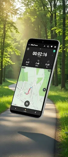 Скриншот 3 — BikeTrace - Cycling Computer
