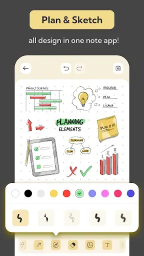 Скриншот 2 — Draw Text Notepad: Paper Notes