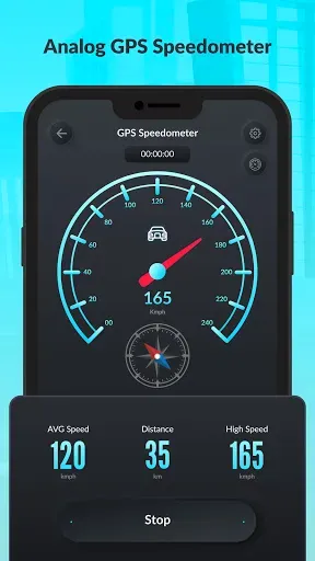 Скриншот 3 — GPS Speedometer: Speed Tracker