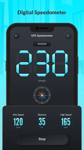 Скриншот 4 — GPS Speedometer: Speed Tracker