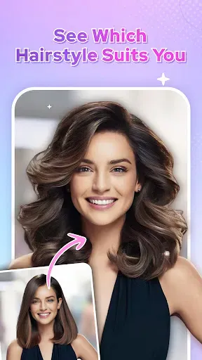 Скриншот 3 — AI Hair Style & Color Makeover