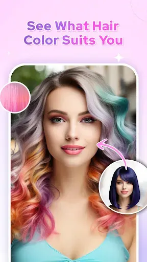 Скриншот 4 — AI Hair Style & Color Makeover