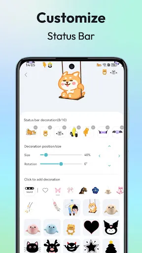 Скриншот 4 — Mico - Widget & Live Wallpaper