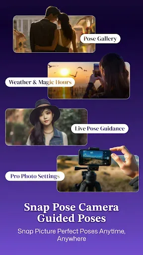 Скриншот 1 — Snap Pose Camera: Guided Poses