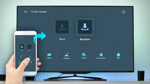 Скриншот 1 — TV file transfer & TV Remote