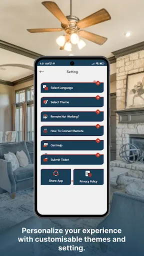 Скриншот 2 — Fan Remote Control App