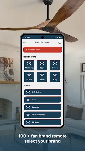 Скриншот 3 — Fan Remote Control App
