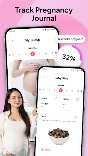 Скриншот 4 — Pregnancy Journey – Baby Track