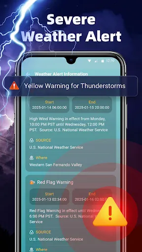Скриншот 2 — Weather Watch-Live Forecast