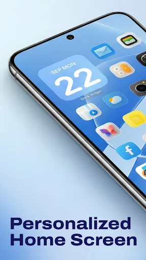 Скриншот 1 — Phone Launcher: OS Style