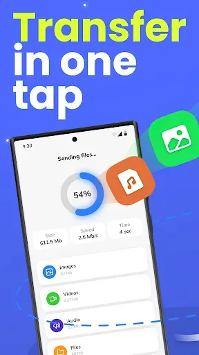 Скриншот 1 — Smart switch - copy my data