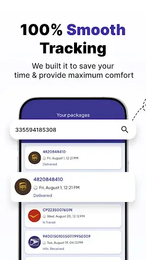 Скриншот 2 — USTracking Package Helper AI
