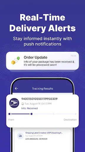 Скриншот 4 — USTracking Package Helper AI