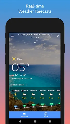 Скриншот 1 — Weather Radar & Forecast