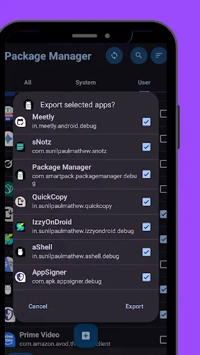 Скриншот 5 — Package Manager Pro